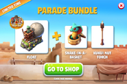 Parade Bundle (Indiana Jones Float + Snake-in-a-Basket + Kukui Nut Torch)