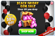 30% Gem Sale (Black Friday)