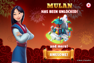 Mulan has been unlocked!