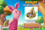 Piglet has been unlocked!