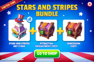 Stars and Stripes Bundle (Stars and Stripes Hat Stand + Attraction Enchantment Chests + Concession Chests)