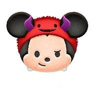 Horn Hat Mickey appears during Cat Hat Minnie's skill