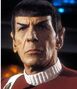 Spock (Leonard Nimoy) en Star Trek 2: La ira de Khan y Star Trek 6: La tierra desconocida.