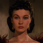 Scarlett O'Hara (Vivien Leigh) en Lo que el viento se llevó.