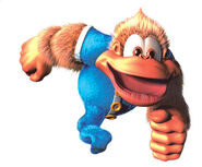 Artwork of Kiddy Kong running.