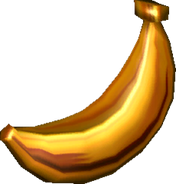 A Golden Banana's artwork from the game Donkey Kong Barrel Blast for Wii.