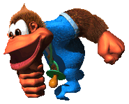 Alternative artwork of Kiddy Kong running.