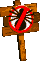 No Squitter Sign sprite from the game Donkey Kong Country 2: Diddy's Kong Quest for SFC/SNES.