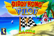 The Racing option on the title screen.