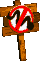 No-Rattly Sign from Donkey Kong Country 2: Diddy's Kong Quest