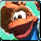 Kiddy Kong's badge in Donkey Konga 2.