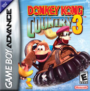 Boxart of the game Donkey Kong Country 3 for Game Boy Advance (November 2005).