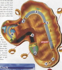 Fossil canyon map