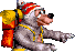 Blizzard's sprite from the game Donkey Kong Country 3: Dixie Kong's Double Trouble! for SFC/SNES.