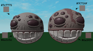 A color comparison in Roblox Studio between the normal Grumble on the left and the Queen Grumble on the right.