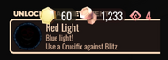 Player obtaining "Red Light" Achievement with Modifiers.