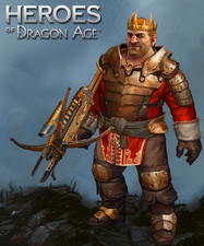 Varric als Viscount in Heroes of Dragon Age