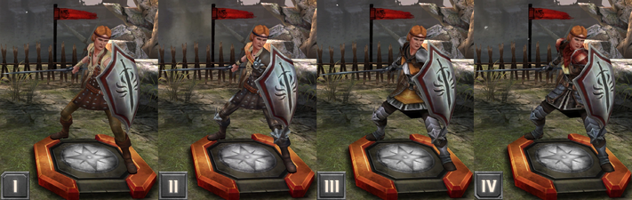 Aveline Vallen in Heroes of Dragon Age