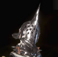 Charakteristischer Venatorihelm