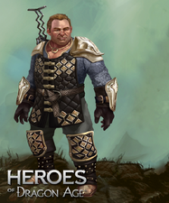 Varric in Heroes of Dragon Age