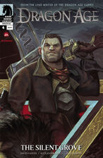 Varric auf einem der Cover von Dragon Age: Der Stille Hain