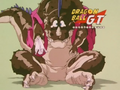 The T. rex in the 2nd Dragon Ball GT eyecatch