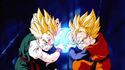 Trunks and Goten charging a Friend Kamehameha