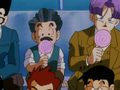 Krillin and Trunks with lollipops