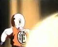 Dr. Wheelo's blast fired at Krillin in The World's Strongest