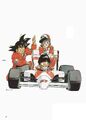 Gohan in a F1 car (WJ #21, 22, 1990)