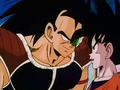 Raditz faces Goku