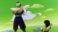 Piccolo arrives to help Gohan