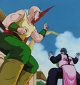 Tien and Tao facing off in the arena