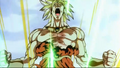 Super Saiyan Broly powering up