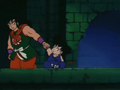 Yamcha pulls a hungry Goku