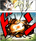 The Saibaiman explodes in the manga (Full Color)