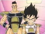 Vegeta y Nappa cuando eran jóvenes.