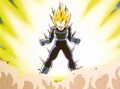 Vegeta powering up