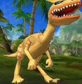 A dinosaur in Dragon Ball Online