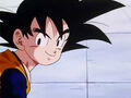 Goten, smirking