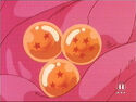 Three Dragon Balls in Goku's bag