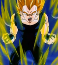 Super Saiyan 2 Vegeta powers up