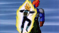 Super Android 13 attacked by Vegeta in Super Android 13!