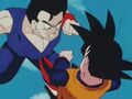 Gohan and Goten sparring.