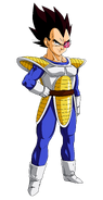 Vegeta in Dragon Ball Z, Saga dei Saiyan