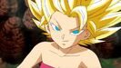 Close-up of Caulifla as a Super Saiyan 2