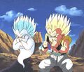 Super Saiyan Gotenks with a Kamikaze Ghost