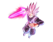 Goku Black Supersaiyano Rosado en Dragon Ball Xenoverse 2.