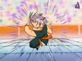 Trunks charges at Goten