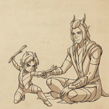 Runaan training young Rayla[12]